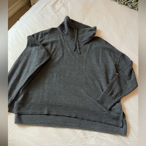 Banana Republic sweater, size XL, grey 100% merino wool